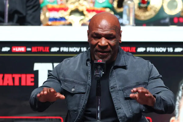 "Sem paciência", Mike Tyson garante: "Não vou perder" em coletiva antes da luta