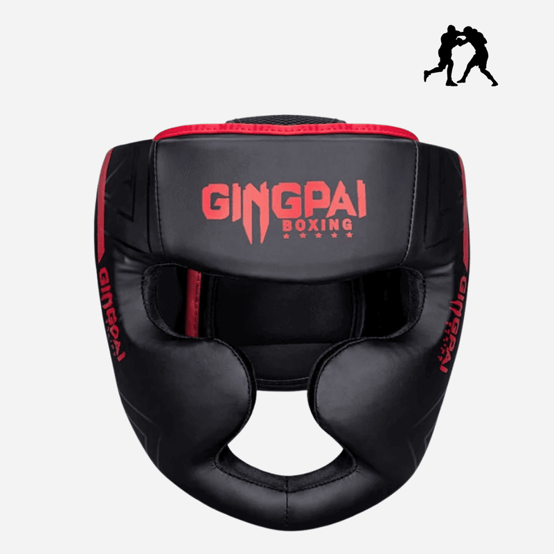 Capacete protetor Konawi™ Gingpai - Cor Preto e Vermelho