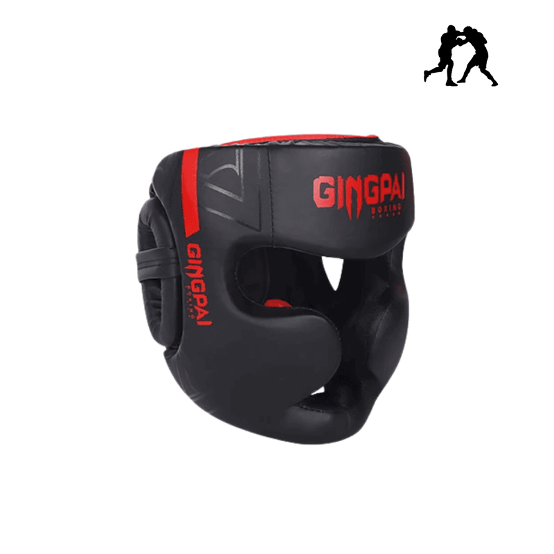 Capacete protetor Konawi™ Gingpai - Cor Preto e Vermelho