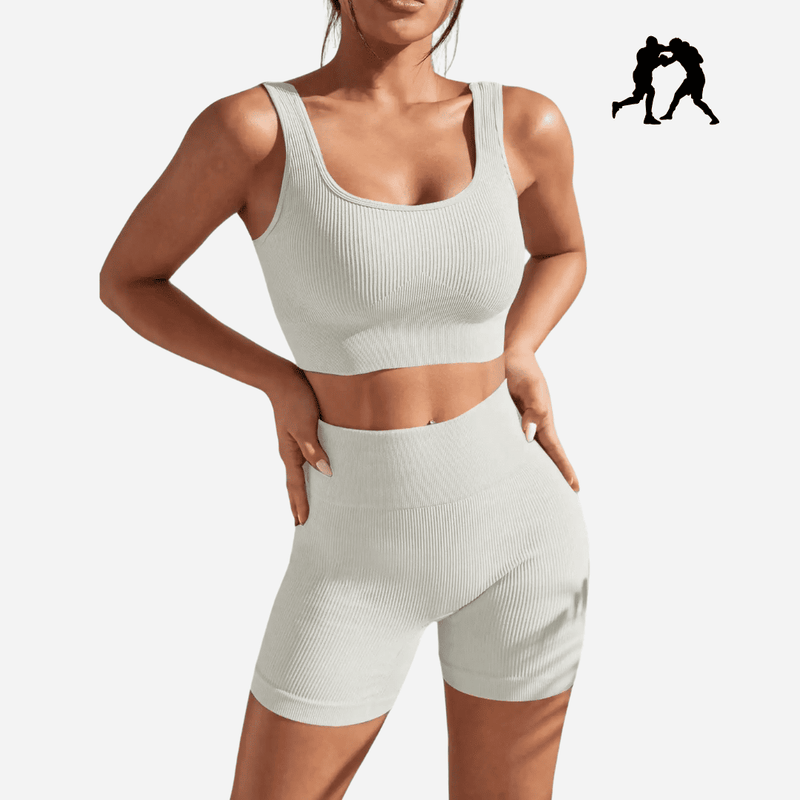 Conjunto Fitness Feminino Konawi™ - Cor Branco