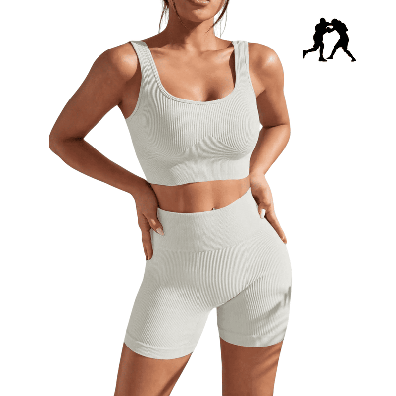 Conjunto Fitness Feminino Konawi™ - Cor Branco