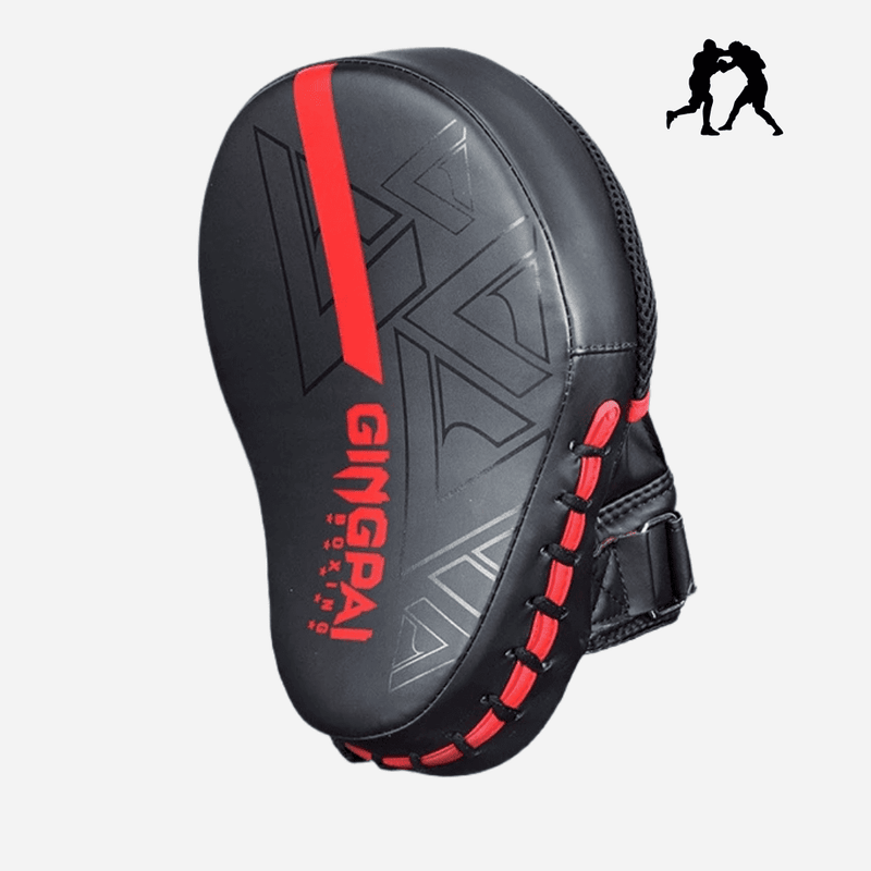 Manopla Profissional Boxing - Cor Preto e vermelho