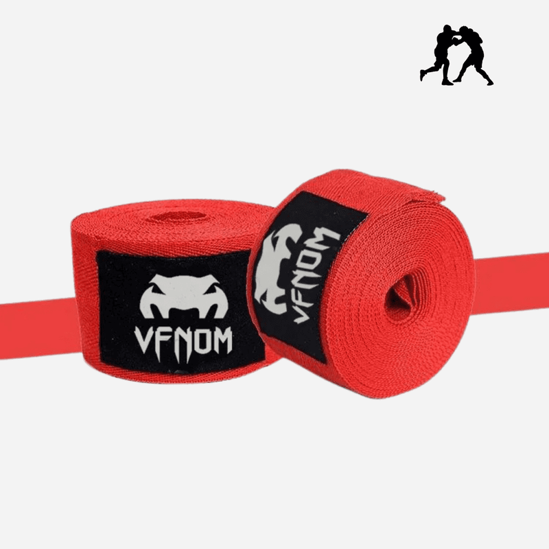 Bandagem Profissional de Boxe Venom - Cor Vermelho