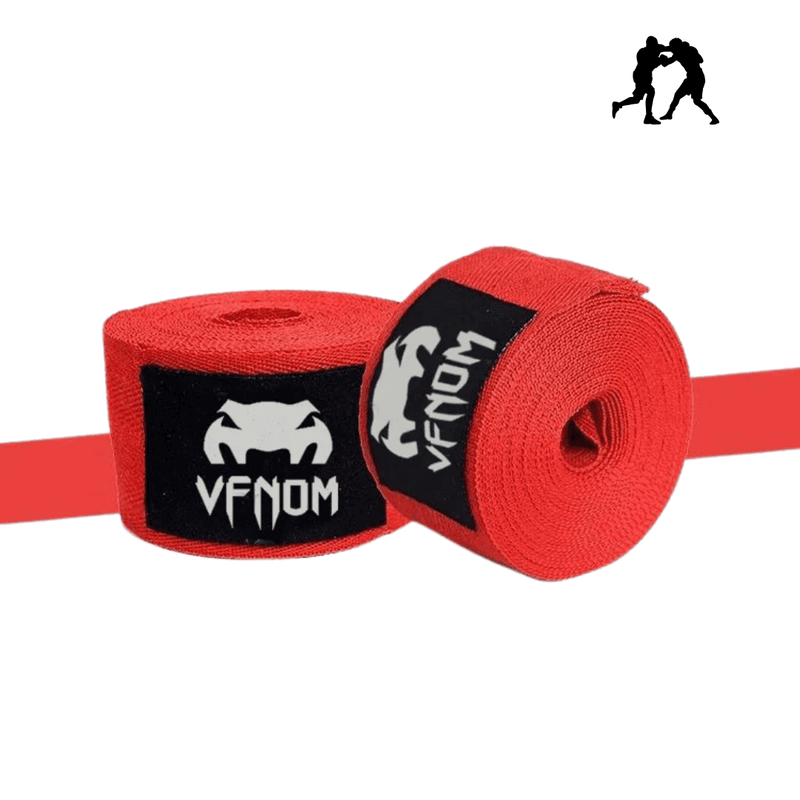 Bandagem Profissional de Boxe Venom - Cor Vermelho