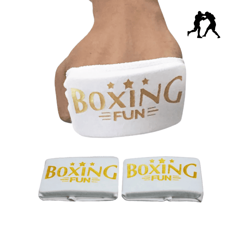 Protetor de Articulações em GEL para as mãos Boxing Fun - Cor Branco