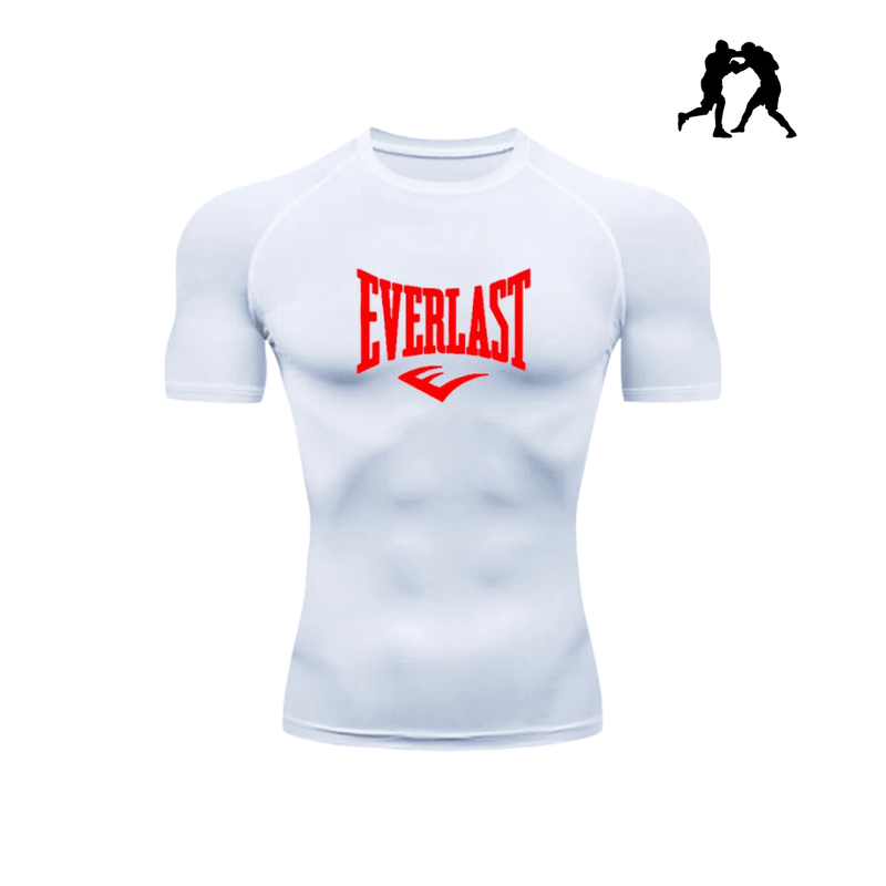 Camiseta T-Shirt  EVERLAST Manga Curta - Cor Branco