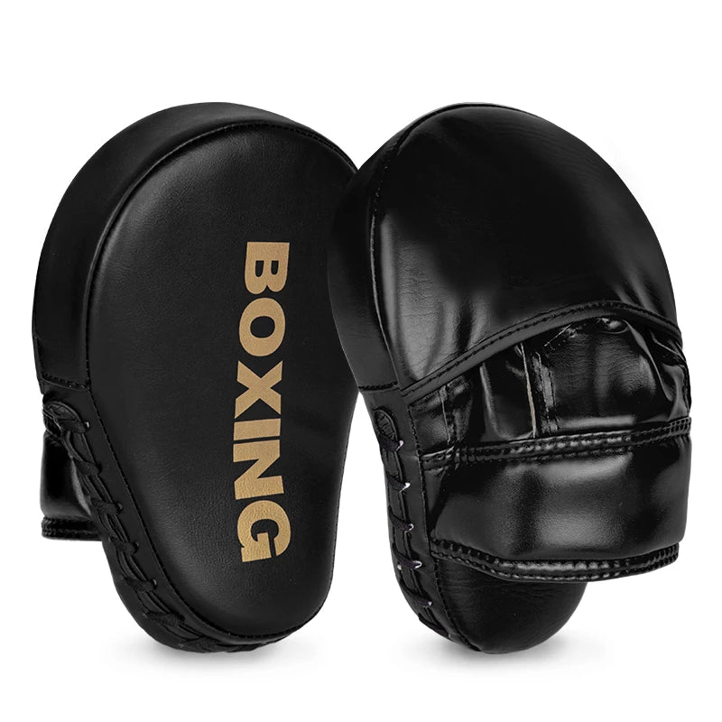 Manoplas de boxe - Cor Preto e Dourado